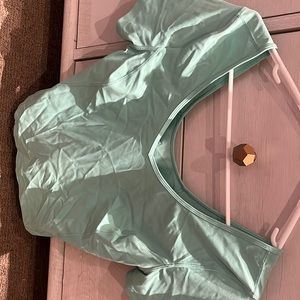 Lululemon align shirt, color is wild mint, size 6